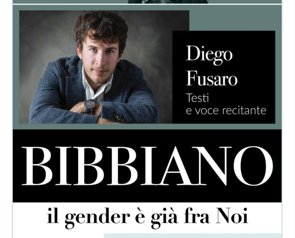 Diego Fusaro denuncia a teatro le atrocità di Bibbiano 1